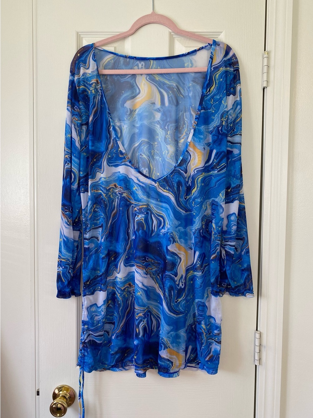 Blue Marble Swim Coverup Tunic
